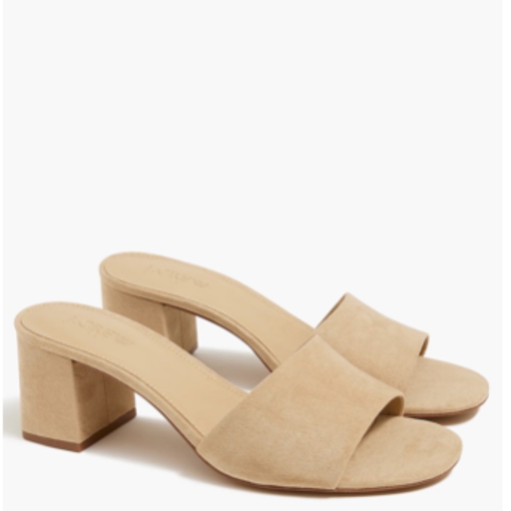 Block-heel mule sandals
